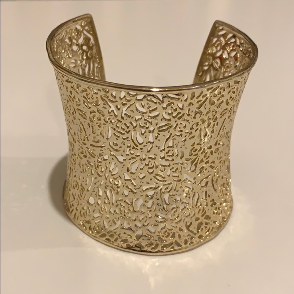 Vintage Kendra Scott Ainsley Cuff Bracelet in Gold